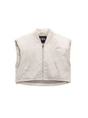 Zara Water-Repellent Satin Sheen Vest